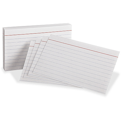 Oxford Ruled Heavyweight Index Cards (OXF63500)