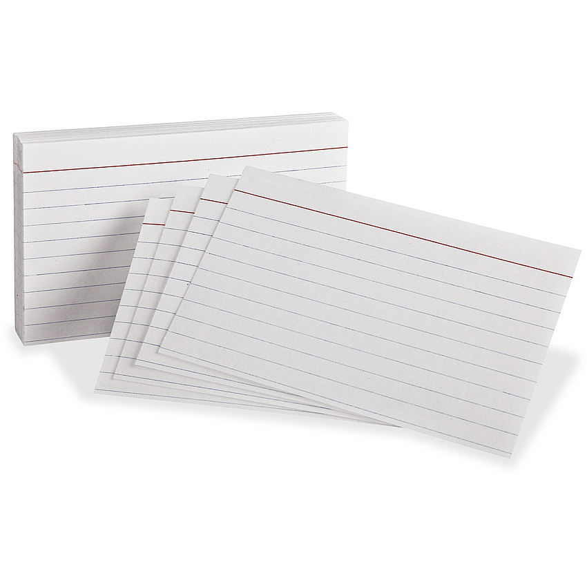 Oxford Ruled Heavyweight Index Cards (OXF63500)
