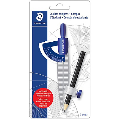 Staedtler Student Compass with Pencil (STD557SCBKA6)