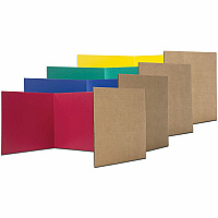 Flipside Color Tri-fold Study Carrel (FLP60045)