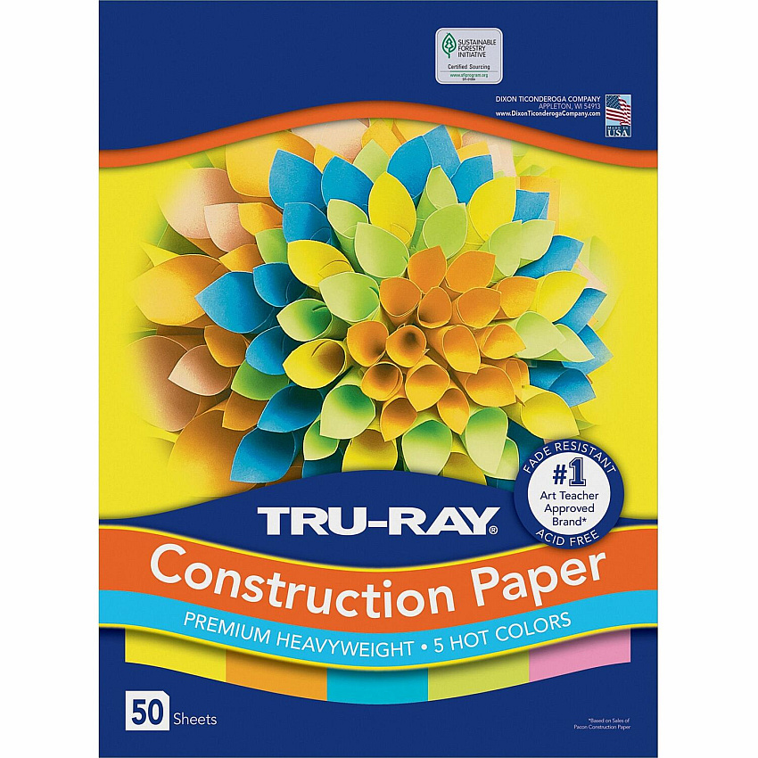 Tru-Ray Construction Paper (PAC6597)
