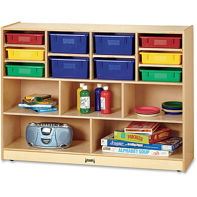 Jonti-Craft Colored Bins Combo Mobile Storage Unit (0726JC)