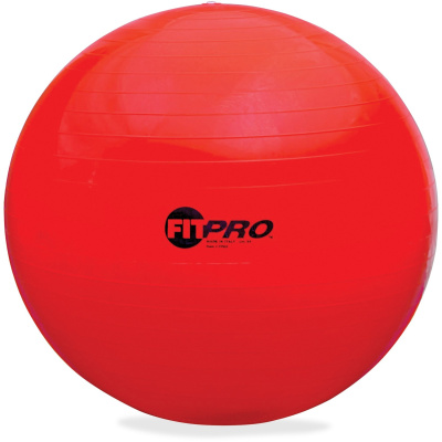 Champion Sports FitPro Training/Exercise Ball - Red - Resin Champion Sports FitPro Training/Exercise Ball - Red - Resin