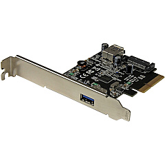 StarTech 2 Port Usb 3.1 10gbps Card 1x Ext 1x Int (PEXUSB311EI)