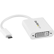 StarTech Usb-c To Dvi Adapter - 1920x1200 - White (CDP2DVIW)