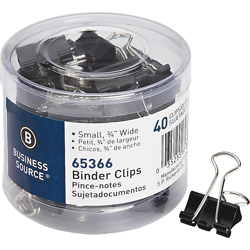 Business Source Small Binder Clips (BSN65366)