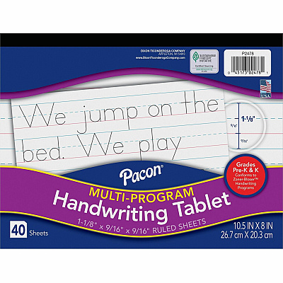 Pacon Multi-Program Handwriting Tablet (PAC2478)