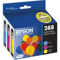 Epson DURABrite Ultra T288 Original Inkjet Ink Cartridge - Cyan, Magenta, Yellow - 3 / Pack (EPST288520S)