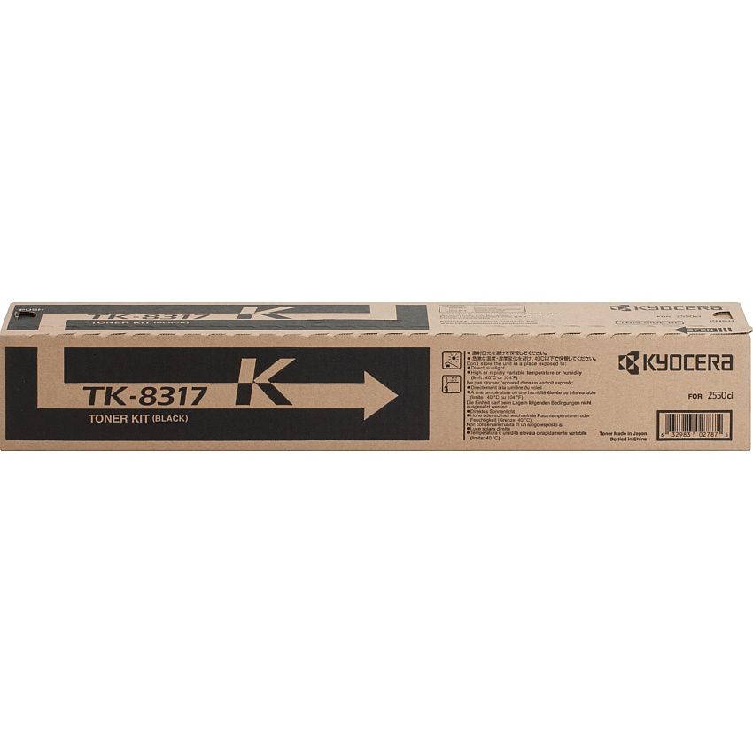 Kyocera TK-8317K Original Laser Toner Cartridge - Black - 1 Each