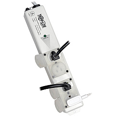 Tripp Lite Safe-IT UL 60601-1 Medical-Grade Power Strip for Patient-Care Vicinity, 4x 15A Hospital-Grade Outlets, Safety Covers, 6 ft. Cord (PS406HGULTRA)