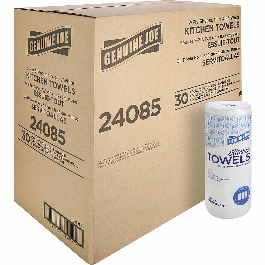 Genuine Joe Kitchen Roll Flexible Size Towels (GJO24085)