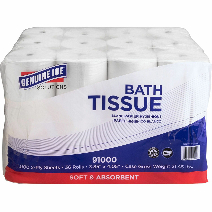 Genuine Joe Solutions Double Capacity Bath Tissue (GJO91000)