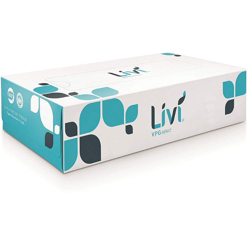 Livi Solaris Paper 2-ply Facial Tissue (SOL11513)