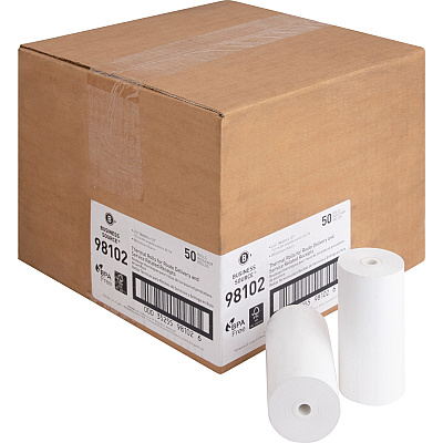 Business Source Portable Printer Receipt Thermal Rolls (BSN98102)