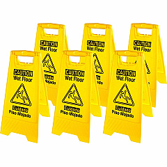 Genuine Joe Universal Graphic Wet Floor Sign (GJO85117CT)