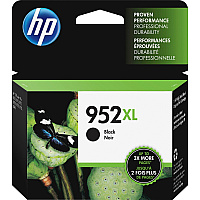 HP 952XL (HEWF6U19AN) Original High Yield Inkjet Ink Cartridge - Black - 1 Each