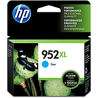 HP 952XL Original High Yield Inkjet Ink Cartridge - Cyan - 1 Each (HEWL0S61AN)