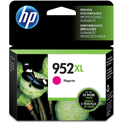HP 952XL Original High Yield Inkjet Ink Cartridge - Magenta - 1 Each (HEWL0S64AN)