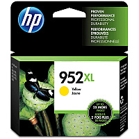 HP 952XL Original High Yield Inkjet Ink Cartridge - Yellow - 1 Each (HEWL0S67AN)