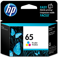 HP 65 (HEWN9K01AN) Original Inkjet Ink Cartridge - Tri-color - 1 Each