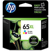 HP 65XL (HEWN9K03AN) Original High Yield Inkjet Ink Cartridge - Tri-color - 1 Each