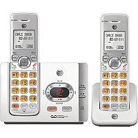AT&T EL52215 DECT 6.0 Cordless Phone - Silver, Black