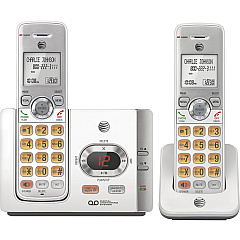 AT&T EL52215 DECT 6.0 Cordless Phone - Silver, Black