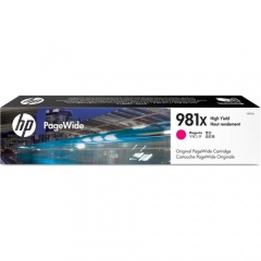 HP 981X (L0R10A) Original High Yield Inkjet Ink Cartridge - Single Pack - Magenta - 1 Each