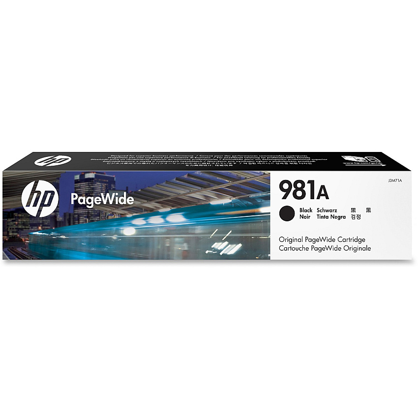 HP 981A (HEWJ3M71A) Original Page Wide Ink Cartridge - Single Pack - Black - 1 Each