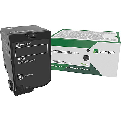 Lexmark Original High Yield Laser Toner Cartridge - Black - 1 Each (LEX74C0HKG)