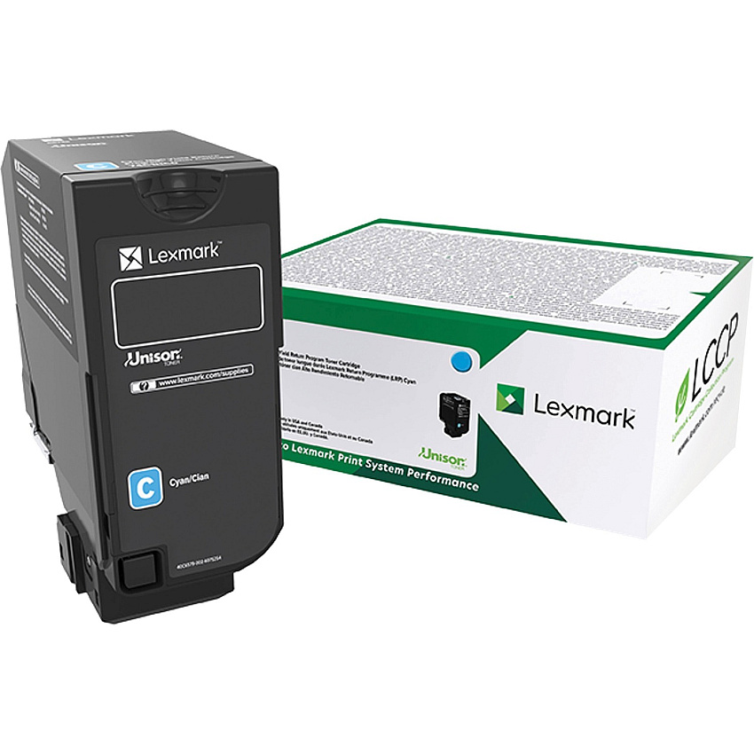 Lexmark Original Standard Yield Laser Toner Cartridge - Cyan - 1 Each (LEX74C0SCG)