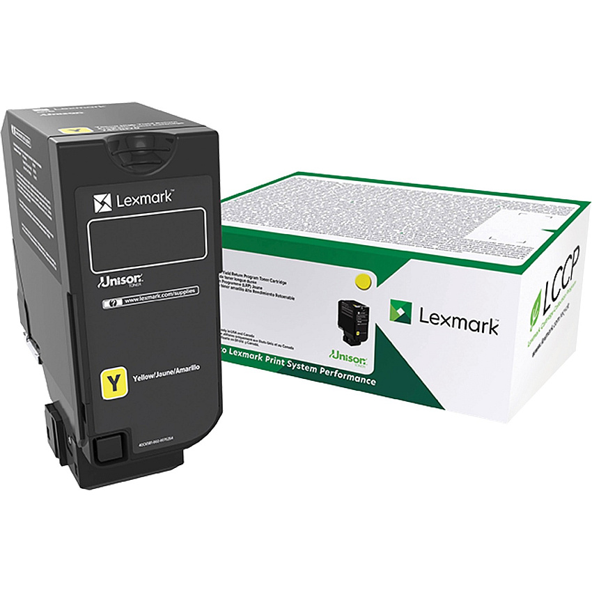 Lexmark Original Standard Yield Laser Toner Cartridge - Yellow - 1 Each (LEX74C0SYG)