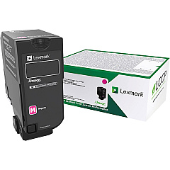 Lexmark Original High Yield Laser Toner Cartridge - Magenta - 1 Each (LEX74C0HMG)