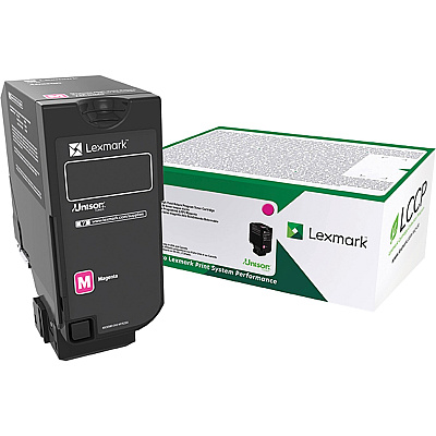 Lexmark Original High Yield Laser Toner Cartridge - Magenta - 1 Each (LEX74C0HMG)