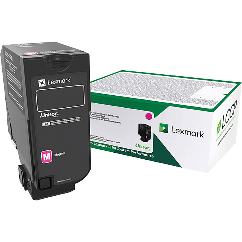 Lexmark Original High Yield Laser Toner Cartridge - Magenta - 1 Each (LEX74C0HMG)