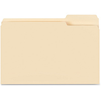 Business Source 1/3 Tab Cut Legal Recycled Top Tab File Folder (BSN99723)