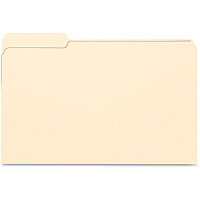 Business Source 1/3 Tab Cut Legal Recycled Top Tab File Folder (BSN99724)