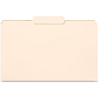 Business Source 1/3 Tab Cut Legal Recycled Top Tab File Folder (BSN99725)