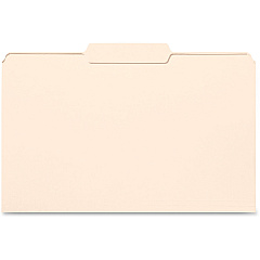 Business Source 1/3 Tab Cut Legal Recycled Top Tab File Folder (BSN99725)