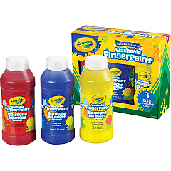 Crayola Washable Fingerpaint Bold Colors Set (CYO551310)