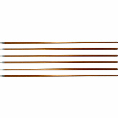 Genuine Joe Wood Handle with Threaded Metal Tip (GJO37061CT)