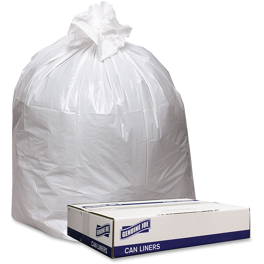 Genuine Joe Low Density White Can Liners (GJO4046W)