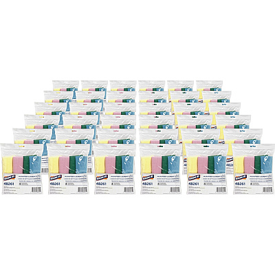Genuine Joe Color-coded Microfiber Cleaning Cloths (GJO48261CT)
