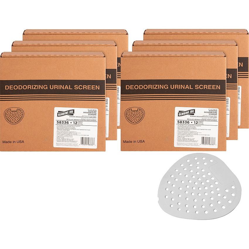 Genuine Joe Deluxe Urinal Screen (GJO58336CT)