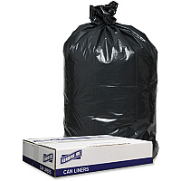 Genuine Joe Low Density Black Can Liners (GJO98209)
