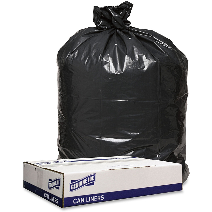Genuine Joe Low Density Black Can Liners (GJO98211)