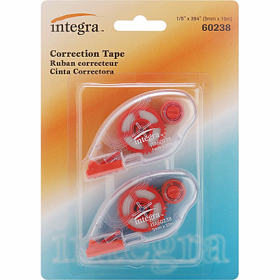 Integra Correction Tape - 2 Dispensers/PK (ITA60238)