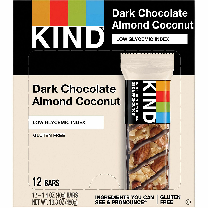 KIND Dark Chocolate Almond Coconut Nut Bars (KND19987)