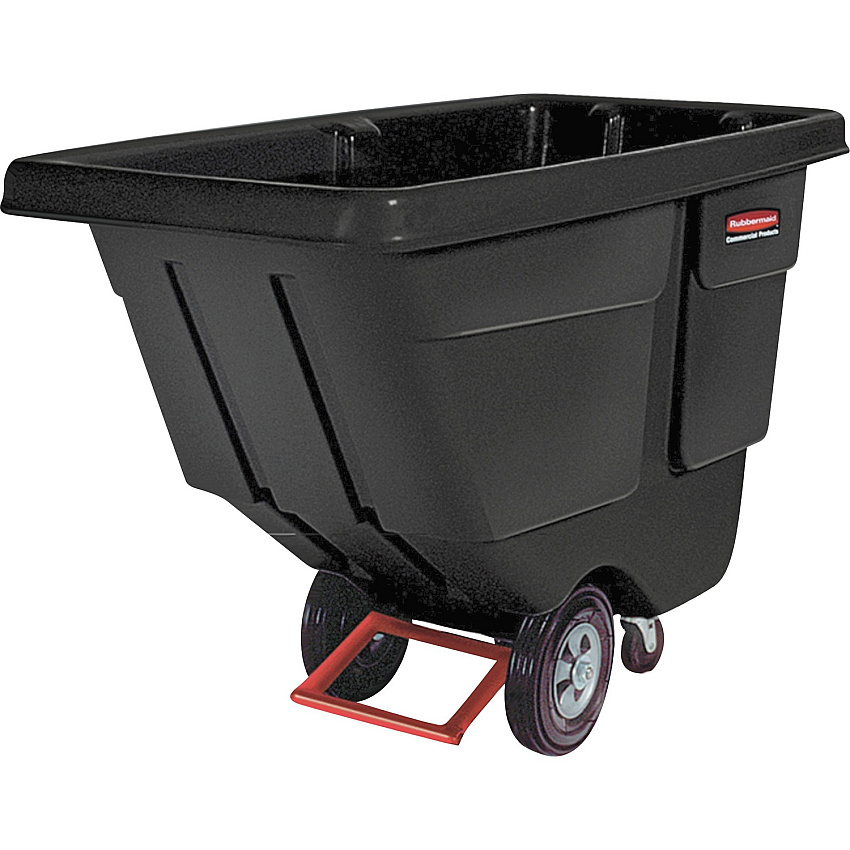 Rubbermaid Commercial 850lb Capacity Utility Tilt Truck (RCP131400BK)