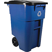 Rubbermaid Commercial Brute Recycling Rollout Container (RCP9W2773BE)